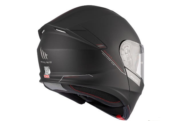 Casca modulabila MT Genesis SV Pinlock ready, negru mat, L